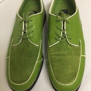 Lime Green Hushpuppies Oxfords
